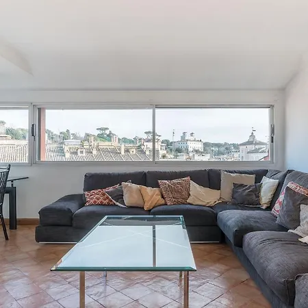 Apartamento Paradiso Penthouse - Fromhometorome Roma